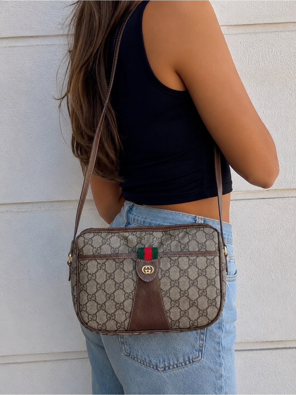Vintage Gucci GG Supreme Web Crossbody Bag 🌟 - Picture 16 of 16